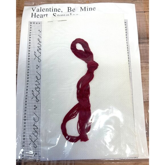 Valentine Be Mine Heart Sampler Cross-Stitch Kit By Better Homes & Gardens - Picture 3 of 3
